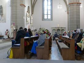 Diözesale Aussendung der Sternsinger des Bistums Fulda in St. Crescentius (Foto: Karl-Franz Thiede)